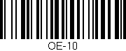 Código de barras (EAN, GTIN, SKU, ISBN): 'OE-10'