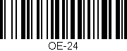 Código de barras (EAN, GTIN, SKU, ISBN): 'OE-24'