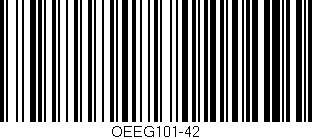Código de barras (EAN, GTIN, SKU, ISBN): 'OEEG101-42'
