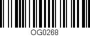 Código de barras (EAN, GTIN, SKU, ISBN): 'OG0268'