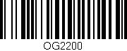Código de barras (EAN, GTIN, SKU, ISBN): 'OG2200'