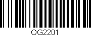 Código de barras (EAN, GTIN, SKU, ISBN): 'OG2201'