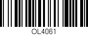 Código de barras (EAN, GTIN, SKU, ISBN): 'OL4061'
