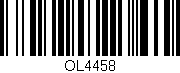 Código de barras (EAN, GTIN, SKU, ISBN): 'OL4458'