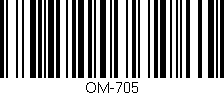 Código de barras (EAN, GTIN, SKU, ISBN): 'OM-705'