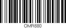 Código de barras (EAN, GTIN, SKU, ISBN): 'OMR680'