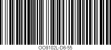 Código de barras (EAN, GTIN, SKU, ISBN): 'OO9102L-D6-55'