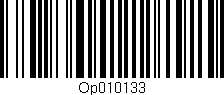 Código de barras (EAN, GTIN, SKU, ISBN): 'OP010133'