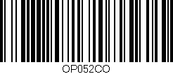 Código de barras (EAN, GTIN, SKU, ISBN): 'OP052CO'