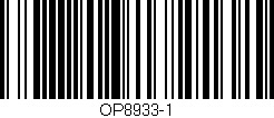 Código de barras (EAN, GTIN, SKU, ISBN): 'OP8933-1'