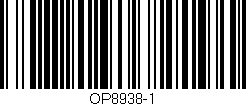 Código de barras (EAN, GTIN, SKU, ISBN): 'OP8938-1'