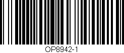 Código de barras (EAN, GTIN, SKU, ISBN): 'OP8942-1'