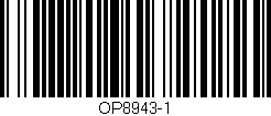 Código de barras (EAN, GTIN, SKU, ISBN): 'OP8943-1'