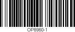 Código de barras (EAN, GTIN, SKU, ISBN): 'OP8960-1'
