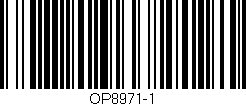 Código de barras (EAN, GTIN, SKU, ISBN): 'OP8971-1'