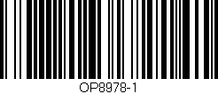 Código de barras (EAN, GTIN, SKU, ISBN): 'OP8978-1'
