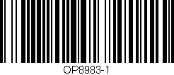 Código de barras (EAN, GTIN, SKU, ISBN): 'OP8983-1'