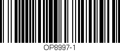 Código de barras (EAN, GTIN, SKU, ISBN): 'OP8997-1'