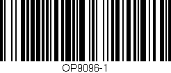 Código de barras (EAN, GTIN, SKU, ISBN): 'OP9096-1'