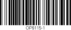 Código de barras (EAN, GTIN, SKU, ISBN): 'OP9115-1'