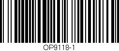 Código de barras (EAN, GTIN, SKU, ISBN): 'OP9118-1'