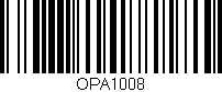 Código de barras (EAN, GTIN, SKU, ISBN): 'OPA1008'