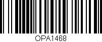 Código de barras (EAN, GTIN, SKU, ISBN): 'OPA1468'