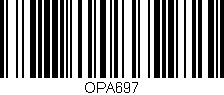 Código de barras (EAN, GTIN, SKU, ISBN): 'OPA697'