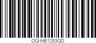Código de barras (EAN, GTIN, SKU, ISBN): 'OQ-MB1203QD'