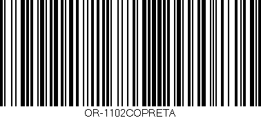 Código de barras (EAN, GTIN, SKU, ISBN): 'OR-1102COPRETA'