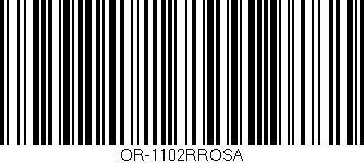 Código de barras (EAN, GTIN, SKU, ISBN): 'OR-1102RROSA'