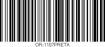 Código de barras (EAN, GTIN, SKU, ISBN): 'OR-1107PRETA'