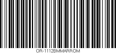 Código de barras (EAN, GTIN, SKU, ISBN): 'OR-1112BMMARROM'