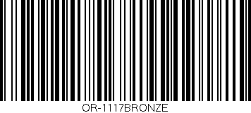 Código de barras (EAN, GTIN, SKU, ISBN): 'OR-1117BRONZE'