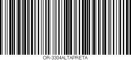 Código de barras (EAN, GTIN, SKU, ISBN): 'OR-3304ALTAPRETA'