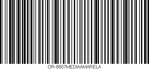 Código de barras (EAN, GTIN, SKU, ISBN): 'OR-6607MEDIAAMARELA'