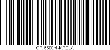 Código de barras (EAN, GTIN, SKU, ISBN): 'OR-6608AMARELA'