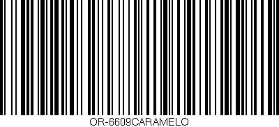 Código de barras (EAN, GTIN, SKU, ISBN): 'OR-6609CARAMELO'