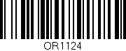 Código de barras (EAN, GTIN, SKU, ISBN): 'OR1124'