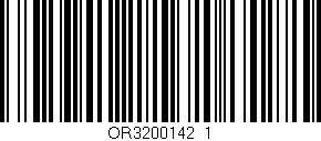 Código de barras (EAN, GTIN, SKU, ISBN): 'OR3200142_1'