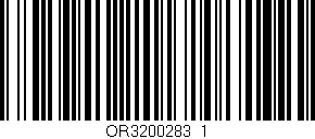 Código de barras (EAN, GTIN, SKU, ISBN): 'OR3200283_1'