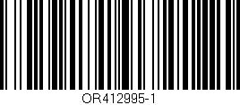 Código de barras (EAN, GTIN, SKU, ISBN): 'OR412995-1'