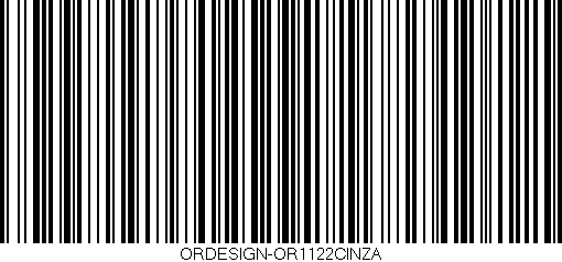 Código de barras (EAN, GTIN, SKU, ISBN): 'ORDESIGN-OR1122CINZA'