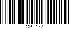 Código de barras (EAN, GTIN, SKU, ISBN): 'ORT172'
