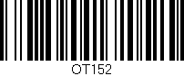 Código de barras (EAN, GTIN, SKU, ISBN): 'OT152'