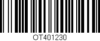 Código de barras (EAN, GTIN, SKU, ISBN): 'OT401230'