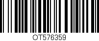 Código de barras (EAN, GTIN, SKU, ISBN): 'OT576359'