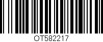 Código de barras (EAN, GTIN, SKU, ISBN): 'OT582217'