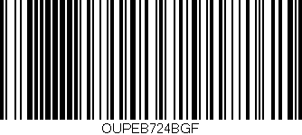 Código de barras (EAN, GTIN, SKU, ISBN): 'OUPEB724BGF'