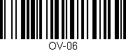 Código de barras (EAN, GTIN, SKU, ISBN): 'OV-06'